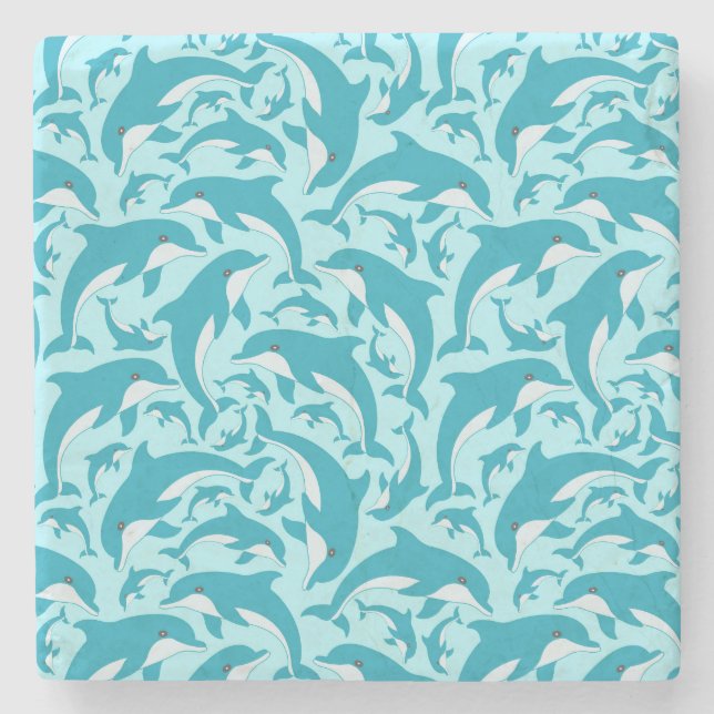 Cute Dolphins Stenunderlägg (Framsidan)