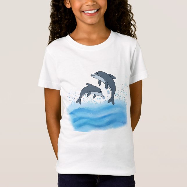 CUTE DOLPHINS T-Shirt (Framsida)