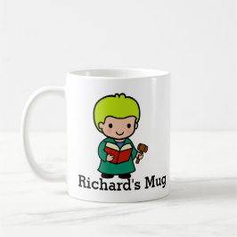 Cute Domare med Bok och Gavel Kaffemugg