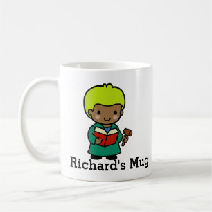 Cute Domare med Bok och Gavel Kaffemugg
