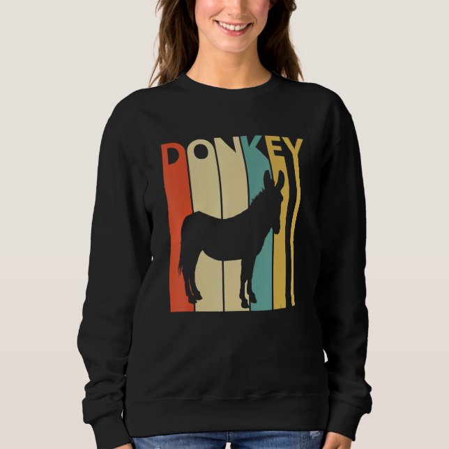 Cute Donkey Animal T Shirt (Framsida)