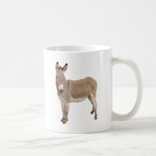 Cute Donkey Burro-foto Kaffemugg