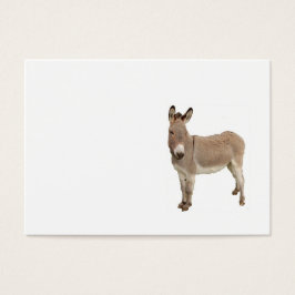 Cute Donkey Burro-foto Visitkort