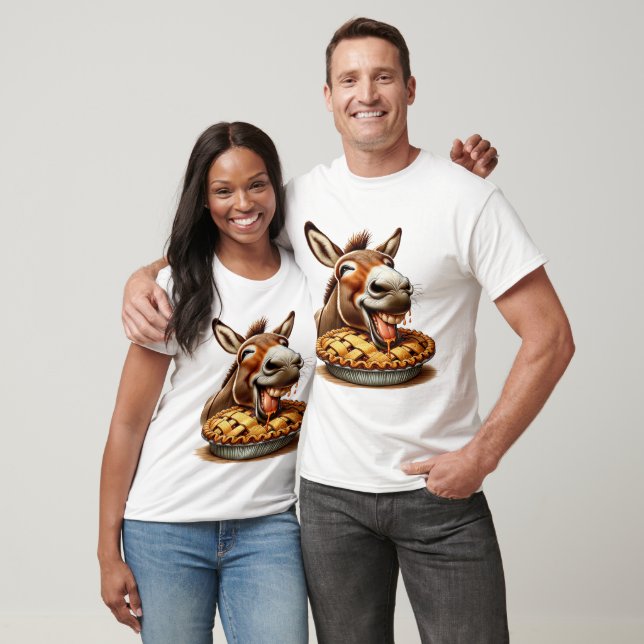 Cute Donkey med Paj T Shirt (Unisex)