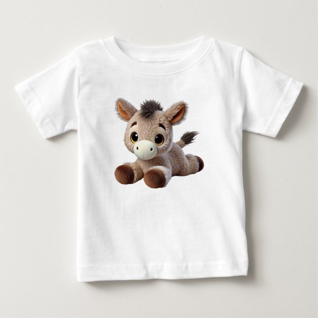 Cute Donkey T Shirt (Framsida)