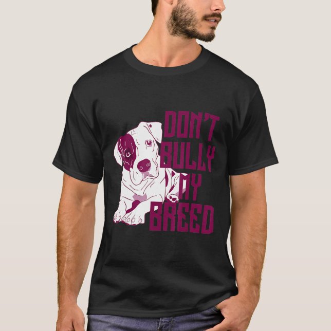 Cute Dont Bully My Breed Pit Bull Puppy - New T Shirt (Framsida)