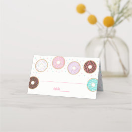 Cute Donut Baby Sprinkle Placeringskort