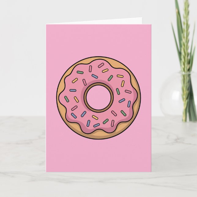 Cute Donut | Barn Kort (Framsida)