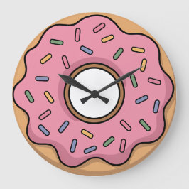 Cute Donut | Barn Stor Klocka