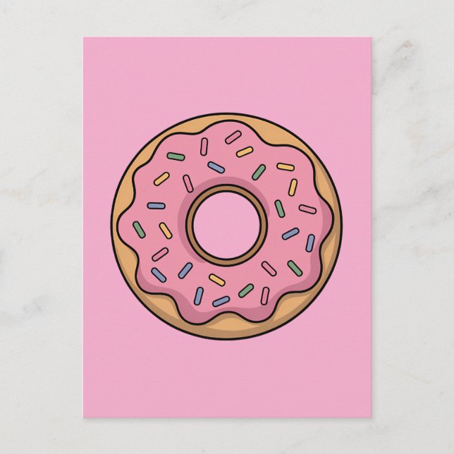 Cute Donut | Barn Vykort (Framsida)