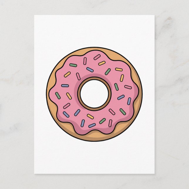Cute Donut | Barn Vykort (Framsida)