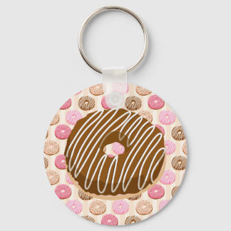 Cute Donut Keychain Nyckelring