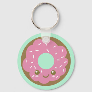 Cute Donut-nyckelkedja Nyckelring