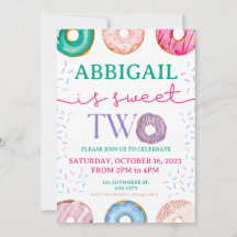 Cute Donut Party Sweet, 2:a födelsedag