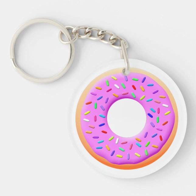 Cute Donut Teckning med Sprinkles (Framsidan)