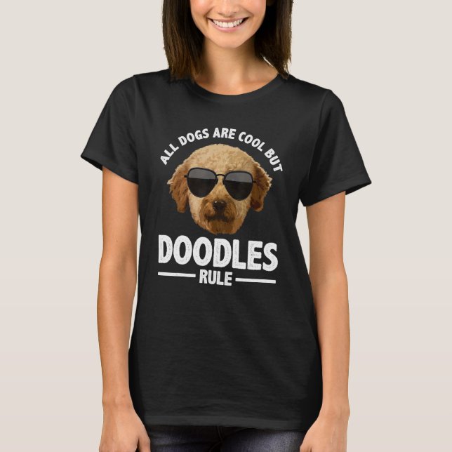 Cute Doodle For Men Women Golden Doodle Labradoodl T Shirt (Framsida)