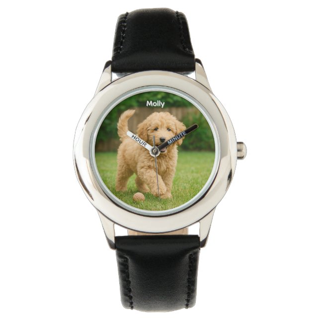 Cute Doodle Hund-Personlig Armbandsur (Framsida)