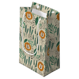 Cute Doodle Lejon Jungle Rainforest Mönster