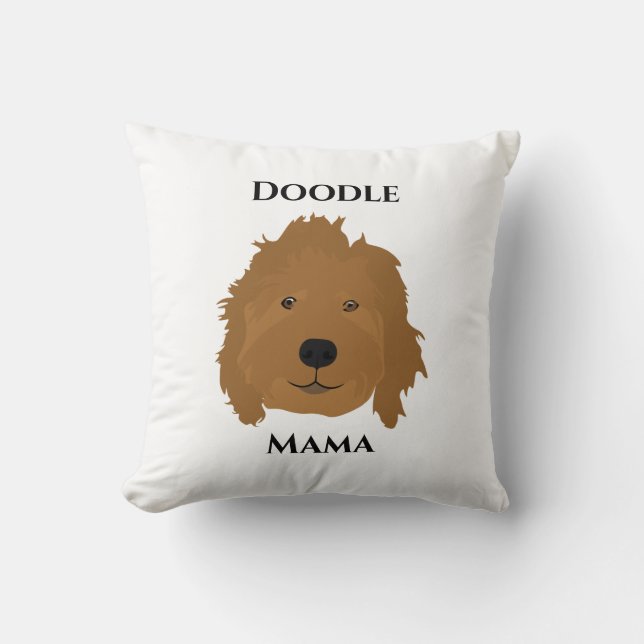 Cute Doodle Mamma Kudde (Framsida)