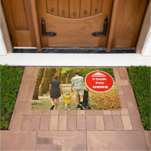 Cute! Doormat - Personlig - 24 tum x 36 tum