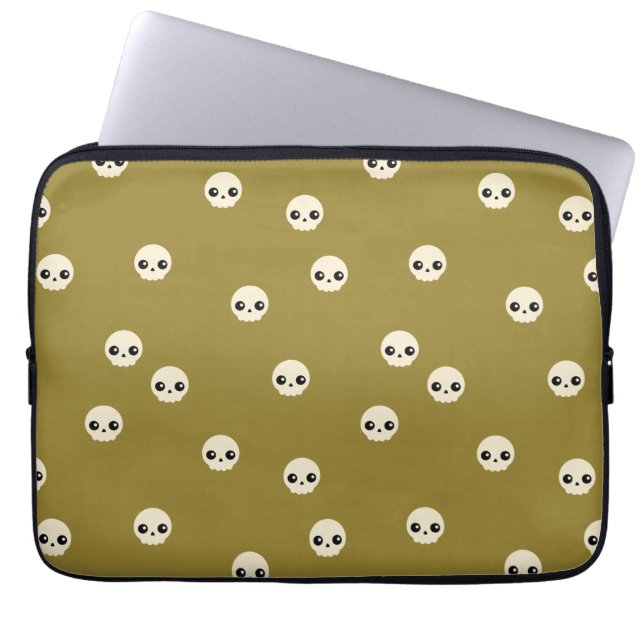 Cute Döskallar Laptop sleeve (Framsidan)