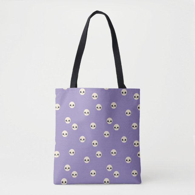 Cute Döskallars Tote Bag Tygkasse (Framsida)