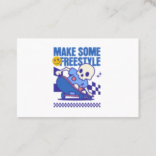 Cute Döskalle skateboard Visitkort