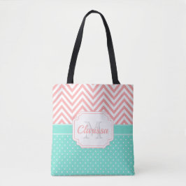Cute Dots & Chevron Tygkasse