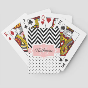 Cute Dots och Chevron Casinokort