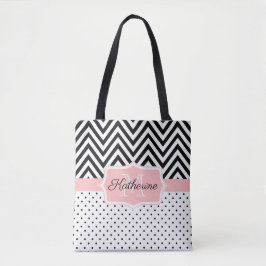 Cute Dots och Chevron Tygkasse