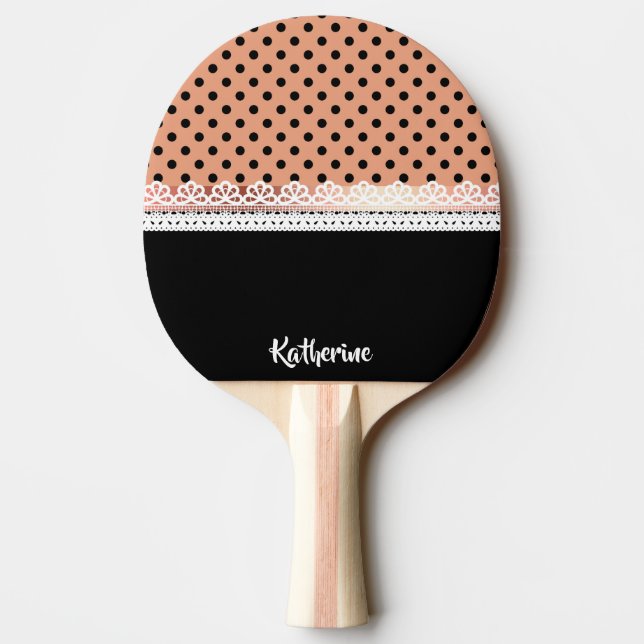 Cute Dots Pingisracket (Baksidan)