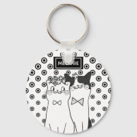 Cute Dotty Cats i Kärlek Personlig
