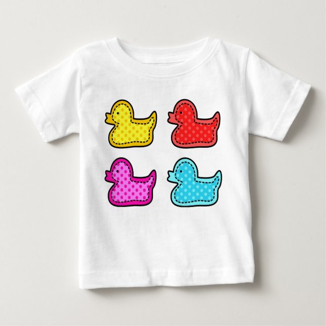 Cute Dotty Colorful Ankor T Shirt (Framsida)