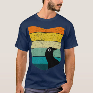 Cute Dove Retro Vintage Stil Pigeons Kärlek Tee