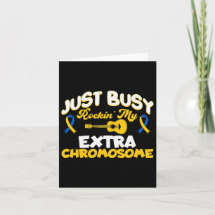 Cute Down Syndrome Awareness Rocking My Extra Chro Kort
