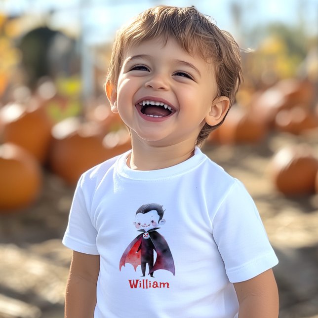 Cute Dracula Halloween-födelsedagsfest T Shirt (Skapare uppladdad)