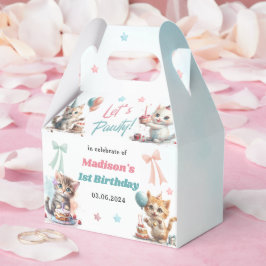 Cute Dragon 1:a födelsedagen Party Presentaskar