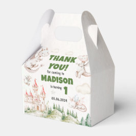 Cute Dragon 1:a födelsedagen Party Presentaskar