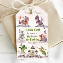 Cute Dragon 1:a födelsedagen Party