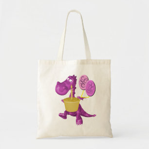 Cute Dragon Cuptårtbubblor Tygkasse