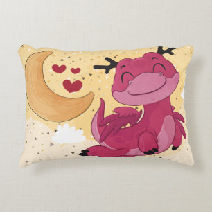 Cute Dragon Prydnadskudde