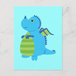Cute Dragon Vykort