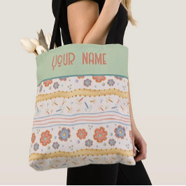 Cute Dragonfly Blommigt Whimsical Inspiritivity to Tygkasse