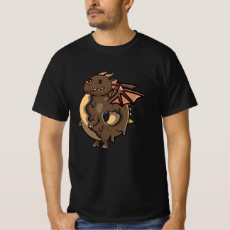 Cute drake donut choklad t shirt