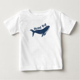 Cute "Dream Big" Whale Baby T-Shirt