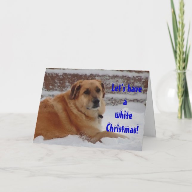 Cute Dreaming White jul Snö Angel Helgkort (Framsida)