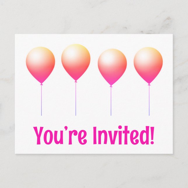 Cute du är inbjuden till vykort i grattis på födel (Framsida)