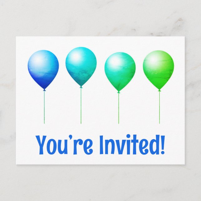 Cute du är inbjuden till vykort i grattis på födel (Framsida)