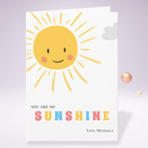 Cute Du är min solskenbild Sol