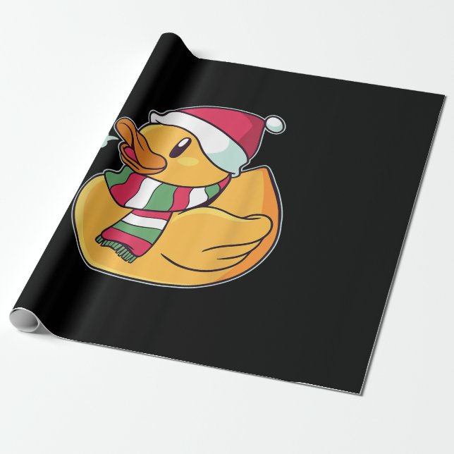 Cute Dub Anka jul Presentpapper (Utrullad)